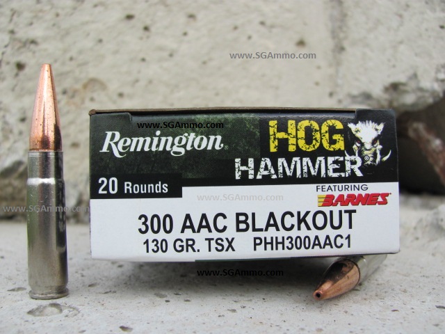 20 Round Box - 300 AAC Blackout Remington TSX 130 Grain ...