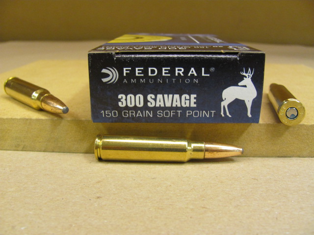 Federal Power-Shok Ammunition .300 Savage 150 Grain Soft 