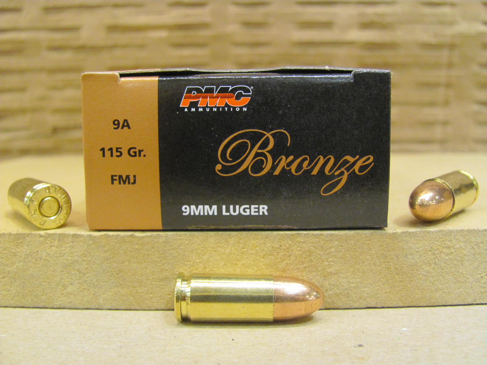 50 Round Box - PMC 9mm Luger 115 Grain FMJ Ammo - 9A | SGAmmo.com