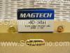 40 Cal SW 165 Grain FMC-Flat Point Ammo by Magtech For Sale Online Bulk