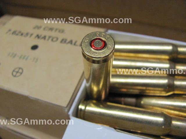 500 Round Case - 7.62x51 NATO M80 Spec 147 Grain FMJ Ball Ammo made by GGG in Lithuania