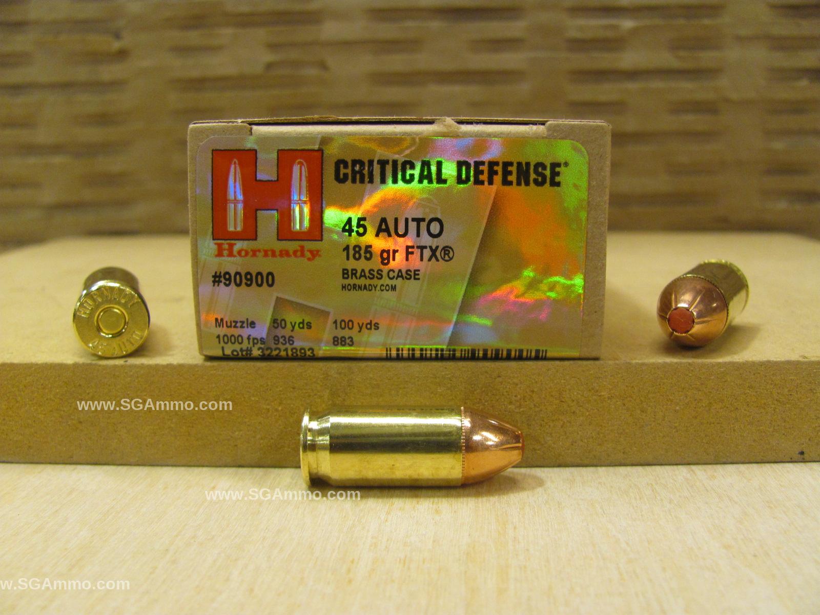 22 WMR Ammo For Sale - 45 gr Critical Defense by Hornady - Hornady