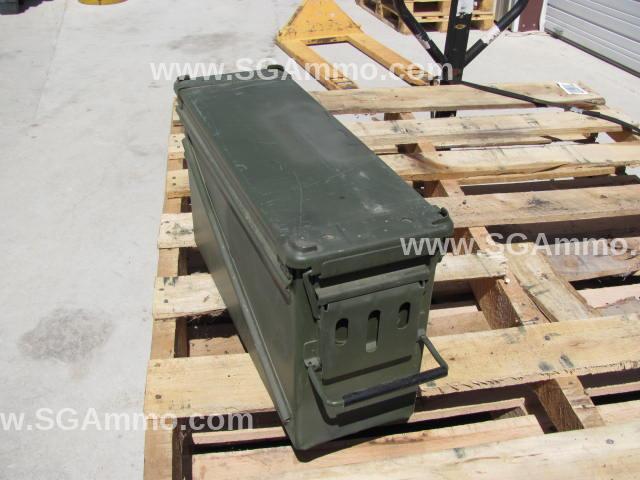 4 Pack of Ammo Cans - 40mm PA120 Type - USED SURPLUS CONDITION - EXPECT DENTS - RUST - IMPERFECTIONS