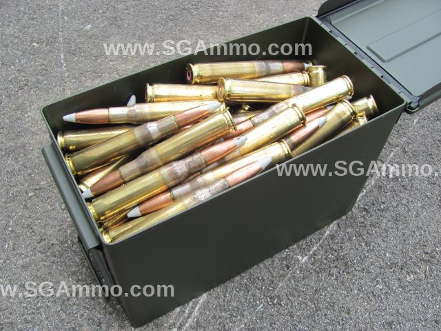 100 Round Can - 50 BMG M8 647 Grain API Incendiary Ammo - Factory New Lake City MFG - 50CALM8-100AC