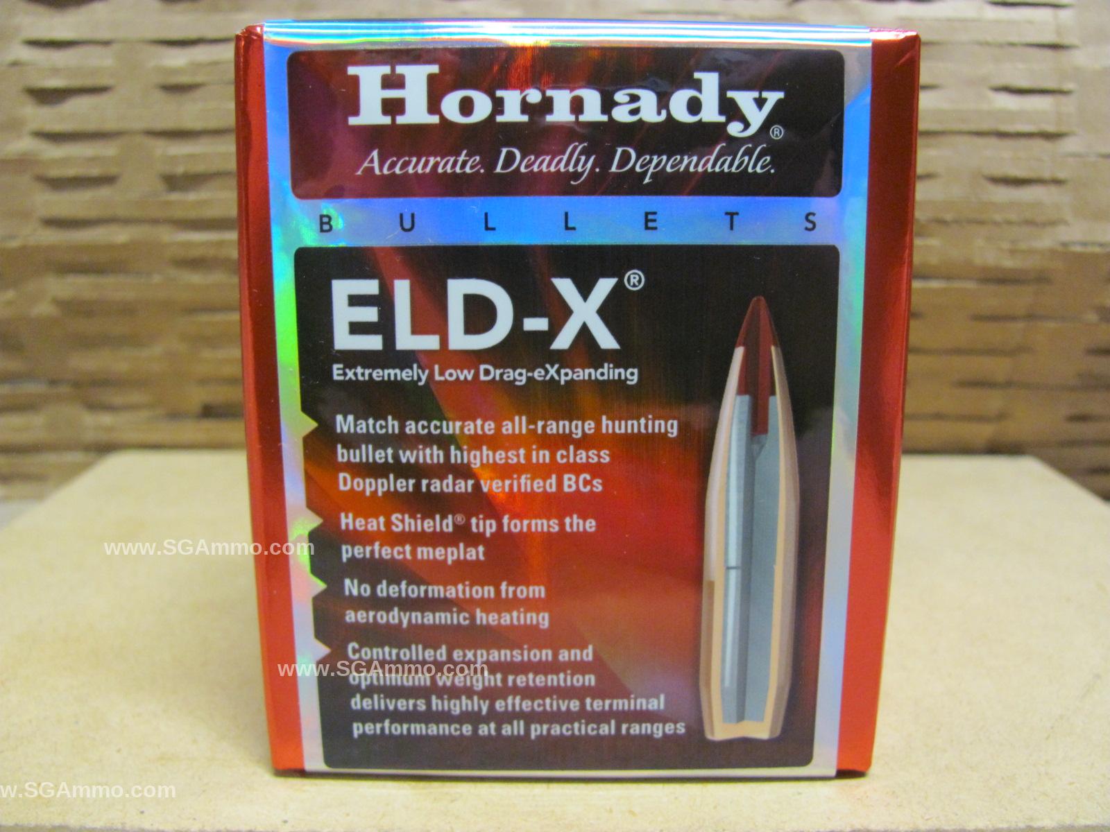 100 Count Box - 30 Cal 200 Grain ELD-X Projectile For Handloading .308