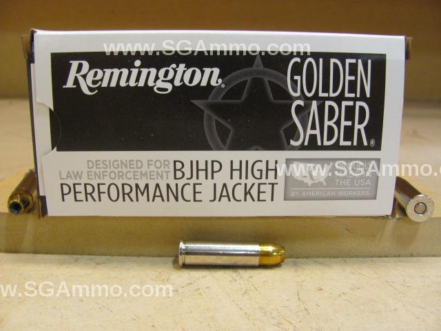 500 Round Case - 38 Special +P Remington Golden Saber 125 Grain BJHP Hollow Point Ammo - GS38SBB