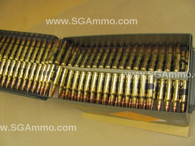 500 Round Can - 7.62x51mm NATO M80 Ball Loaded on M13 Links by CBC Magtech - 762-LINKED