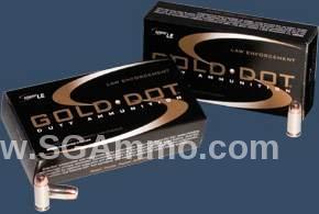 50 Round Box - 40 Cal Speer Gold Dot 180 Grain LE Hollow Point Ammo - 53962