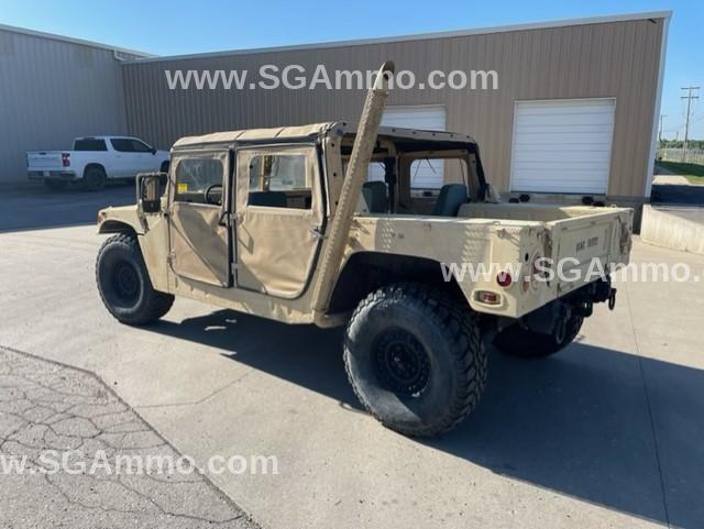 Available - Email Us - 1999 AM General M1123 HMMWV Humvee 4 Door Soft Top With Truck Body, Soft Doors and SF97