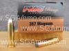 50 Round Box - 357 Magnum PMC 158 Grain Jacketed Soft Point Ammo - 357A 