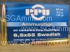 200 Round Case - 6.5x55  Swedish 139 Grain Soft Point Prvi Partizan Ammo  PP6SWS