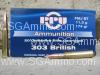 200 Round Case - 303 British 174 Grain FMJ Prvi Partizan Ammunition - PP303F
