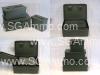 12 Pack Multi Size Can Combo - Empty Double Latch Crate + Flat Can + Mini Can Inside - Embossed With SGAmmo Logo