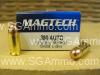 50 Round Box - 380 Auto 95 Grain FMJ Ammo by Magtech - 380A