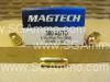 1000 Round Case - 380 Auto 95 Grain FMJ Ammo by Magtech - 380A