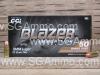 50 Round Box - 9mm Luger CCI Blazer Brass 115 Grain FMJ Ammo - 5200