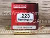 50 Round Box - 223 Rem 75 Grain Match Hollow Point Black Hills Ammo - D223N6