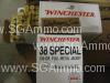  500 Round Case - 38 Special Winchester 130 Grain FMJ Ammo USA38SPVP