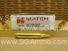 20 Round Box - 300 Winchester Magnum 195 Grain ELD Hornady Match Ammo - 82180