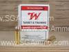 50 Round Box - 9mm NATO 124 Grain FMJ Winchester Target and Training Ammo - W9NATO50