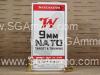 1000 Round Can - 9mm NATO 124 Grain Winchester Mil-Spec Ammo - Q4318 - Packed in M2A1 Metal Canister