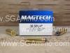 38 Special + P 125 Grain SJHP Hollow Point Magtech Ammo - 38F