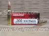 20 Round Box - 308 Win Match 168 Grain BT HP by Black Hills Ammunition - 2C308N1