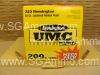 200 Round Box - 223 Rem 45 Grain Jacketed Hollow Point Remington UMC Ammo - L223R7A