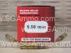 50 Round Box - 5.56mm 55 Grain FMJ Black Hills Ammo - D556N10
