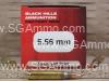 500 Round Case - 5.56mm 55 Grain Soft Point Black Hills Ammo - D556N5