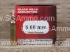 50 Round Box - 5.56mm 62 Grain Dual Performance Hollow Point Black Hills Ammo - D556N20