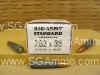 20 Round Box - 7.62x39 122 Grain FMJ Russian Made Red Army Standard Ammo - AM3092 