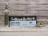 500 Round Case - 243 Win 100 Grain Soft Point Ammo by Sellier Bellot - SB243A