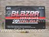 500 Round Brick - 22 LR CCI Blazer 40 grain Lead Solid High Velocity Ammo - 0021