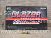 5000 Round Case - 22 LR CCI Blazer 40 grain Lead Solid High Velocity Ammo - 0021 