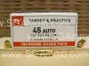 45 Auto / ACP Winchester 230 Grain FMJ Ammo - USA45AVP