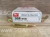 20 Round Box - 308 Win 147 Grain FMJ Winchester Ammo - USA3081