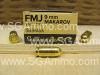 500 Round Plastic Can - 9x18 Makarov Brass Case FMJ Sellier Bellot Ammo - SB9MAK - Packed in Plastic Canister