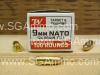1000 Round Case - 9mm NATO 124 Grain FMJ Winchester Target and Training Ammo -W9NATOVP