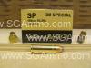 50 Round Box - 38 Special 158 Grain JSP Soft Point Ammo by Sellier Bellot - SB38C