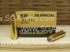 500 Round Can - 38 Special 158 Grain JSP Soft Point Ammo by Sellier Bellot - SB38C - Packed in M19A1 Canister