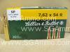 20 Round Box - 7.62x54R 180 Grain Soft Point Ammo by Sellier Bellot - SB76254RB