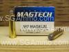 500 Round Can - 357 Magnum 158 Grain Flat Soft Point Ammo by Magtech - 357A - Packed in M19A1 Canister