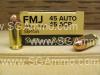 1000 Round Can - 45 Auto 230 Grain FMJ Sellier Bellot Brass Case Ammo - SB45A - Packed in M2A1 Canister