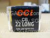 100 Round Box - 22 CB Long 29 Grain 710 FPS Lead Round Nose CCI Ammo - 0038