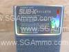 20 Round Box - 7.62x39 Hornady 255 Grain SUB-X Subsonic Ammo - 80787