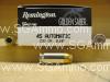 50 Round Box - 45 ACP / Auto Remington Golden Saber 230 Grain BJHP Ammo - GS45APBB