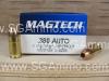50 Round Box - 380 Auto 95 Grain Jacketed Hollow Point Ammo by Magtech - 380B
