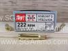 20 Round Box - 222 Rem 50 Grain Pointed Soft Point Winchester Super X Varmint & Predator Ammo - X222R