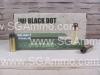 500 Round Plastic Can - 9mm Luger +P 124 Grain Di-Cut Jacketed Hollow Point Black Dot Ammo By IMI of Israel - Packed in Plastic Canister
